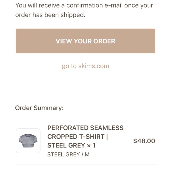 Perforated Seamless Cropped T-Shirt - Picture 2 of 4